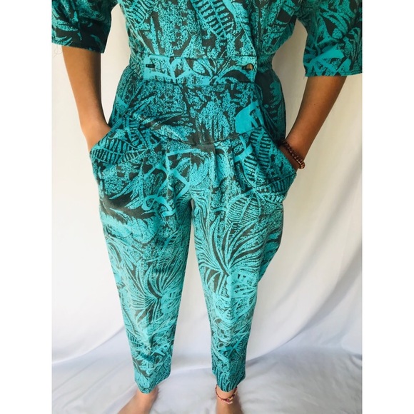 Vintage 80’s summer romper - Picture 3 of 5